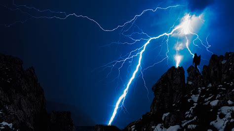 What happens if you get struck by lightning and .
